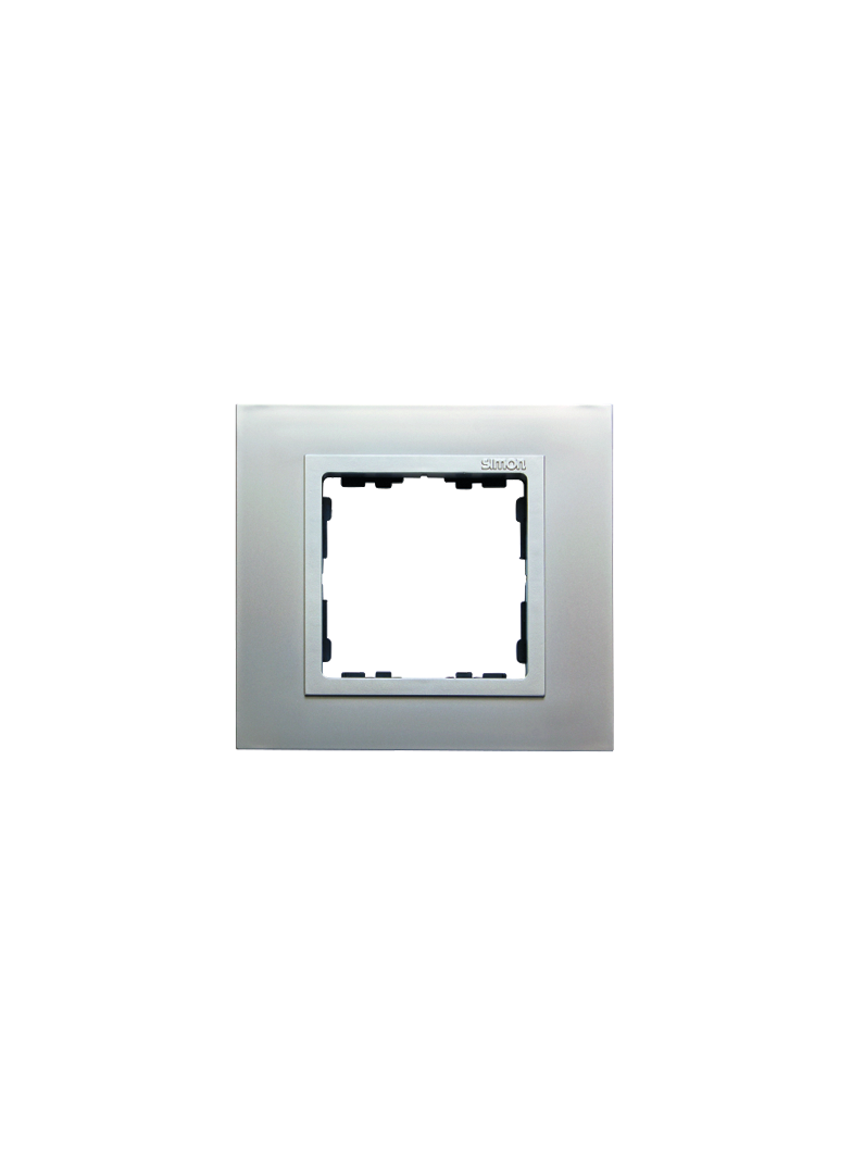 Simon 82 Nature Ramka 1-krotna Nature-metal Aluminium / pierścień aluminium mat 82917-33 KONTAKT