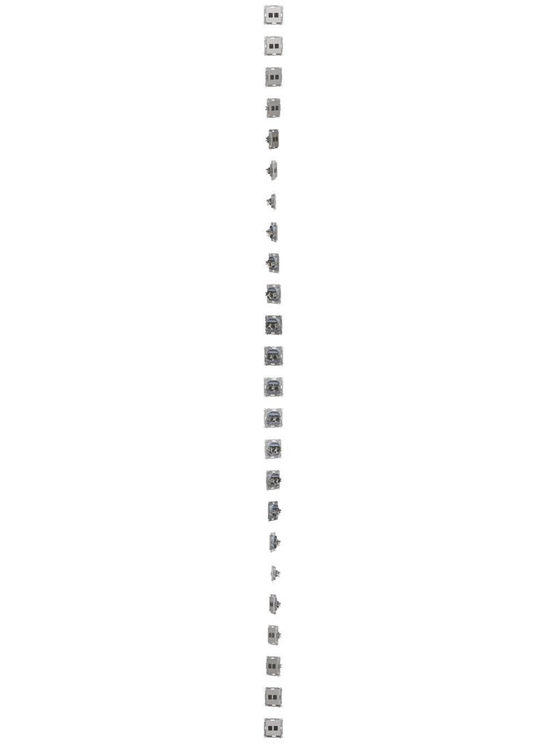 Simon 55 Gniazdo komputerowe podwójne RJ45 kategoria 6 z przesłoną przeciwkurzową Aluminium mat T62.01/143 KONTAKT