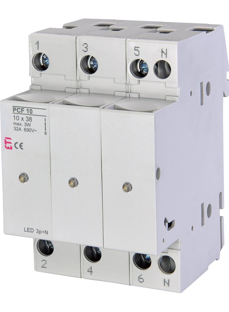 Rozłącznik bezpiecznikowy PCF 10 3P+N LED 002550015 ETI