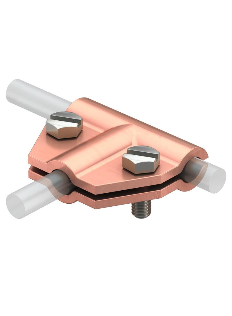 245/CU, ŁĄCZNIK TRÓJNIKOWY 8-10MM CU