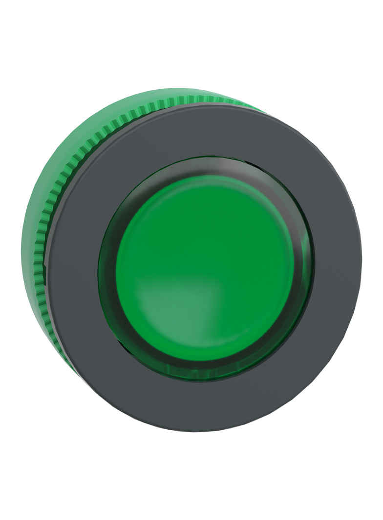 Harmony XB5 Główka przycisku podświetlanego kryty zielony zintegrowany LED typ push push