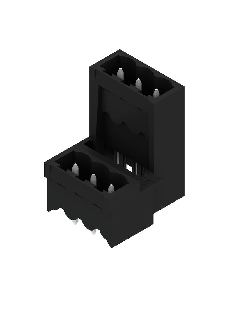 SLDV-THR 5.00/06/180G 3.2SN BK BX Wtyki PCB (złącza płyty), 5.00 mm, Liczba biegunów: 6, kąt odejścia: 180° /50szt./ 1882700000 WEIDMÜLLER