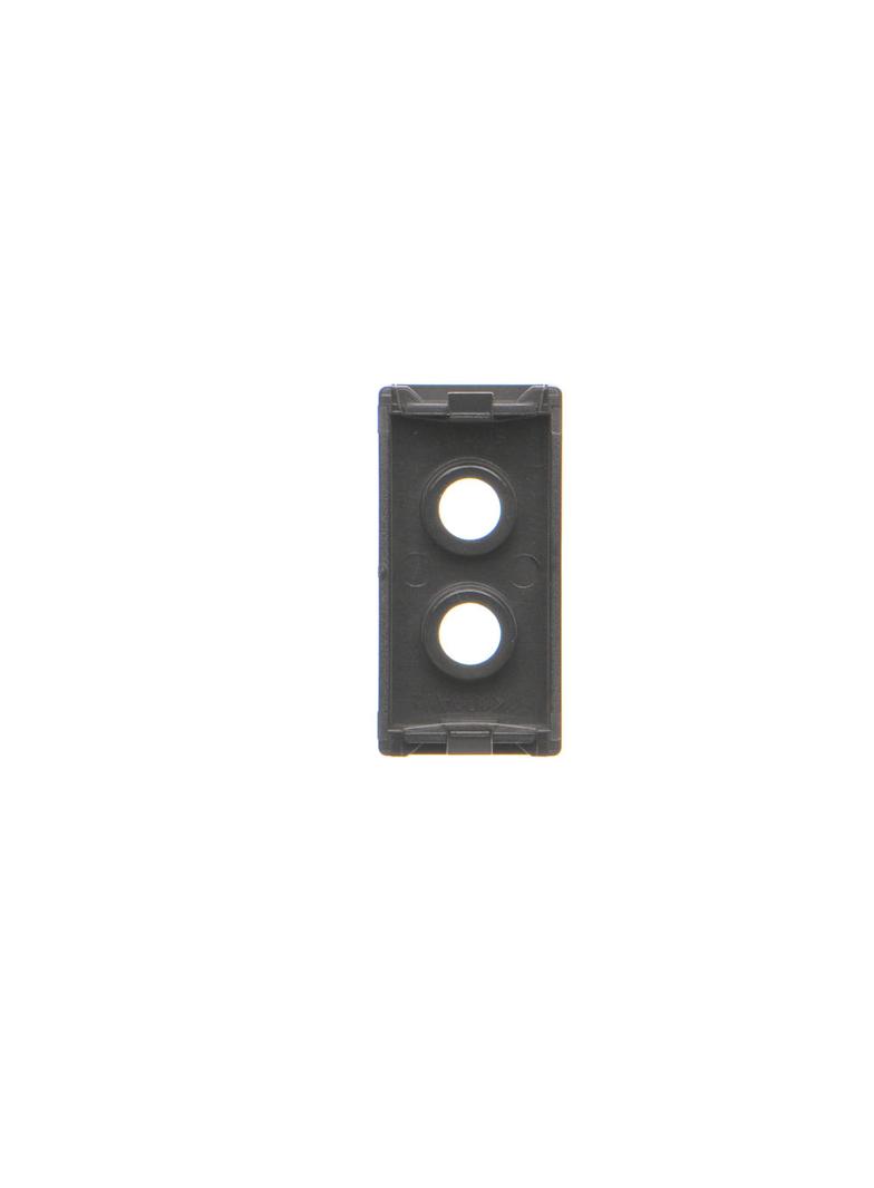 Simon Connect Płytka K45/2 złącz 2x RCA (CINCH) 225x45mm szary grafit K101/14 KONTAKT