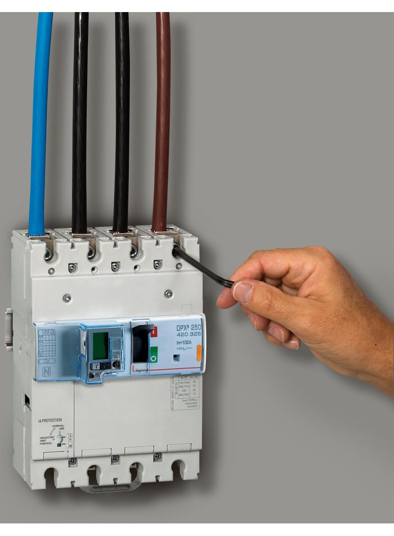 Wyłącznik DPX3 250 El Z Zab. R-Pr. 4P 100A 25Ka 420325 LEGRAND