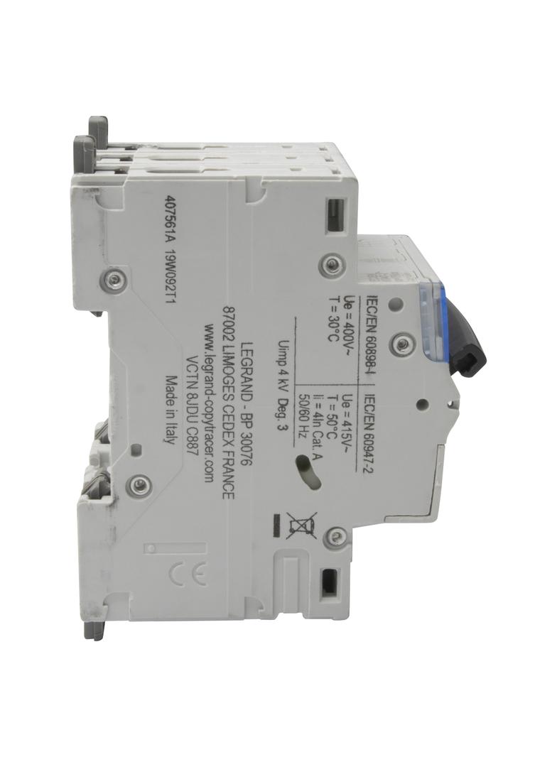 WYŁĄCZNIK NADPRĄDOWY S 303 3P B 16A 6000A SERII DX3, Legrand