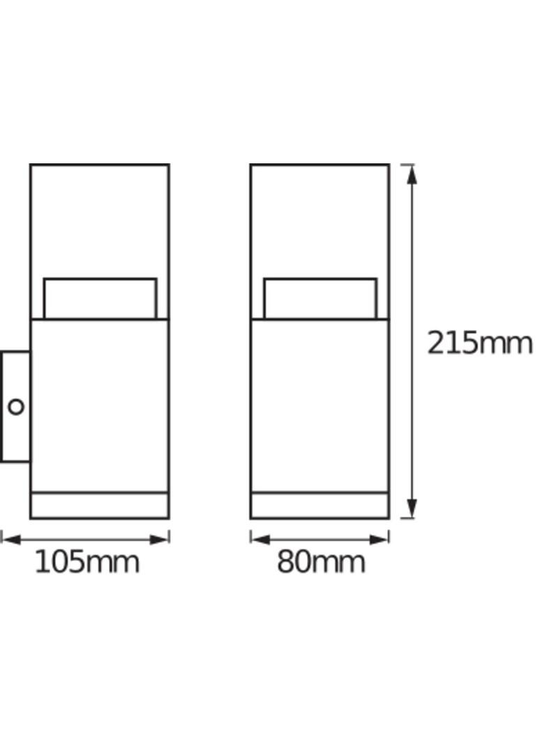 ENDURA STYLE CRYSTAL WALLUPDOWN9WST LEDV Oprawa zewnętrzna