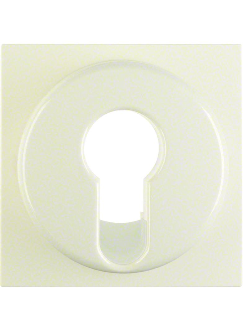 BERKER B.Kwadrat/S.1 Płytka czołowa do łącznika na klucz krem 15078982 HAGER