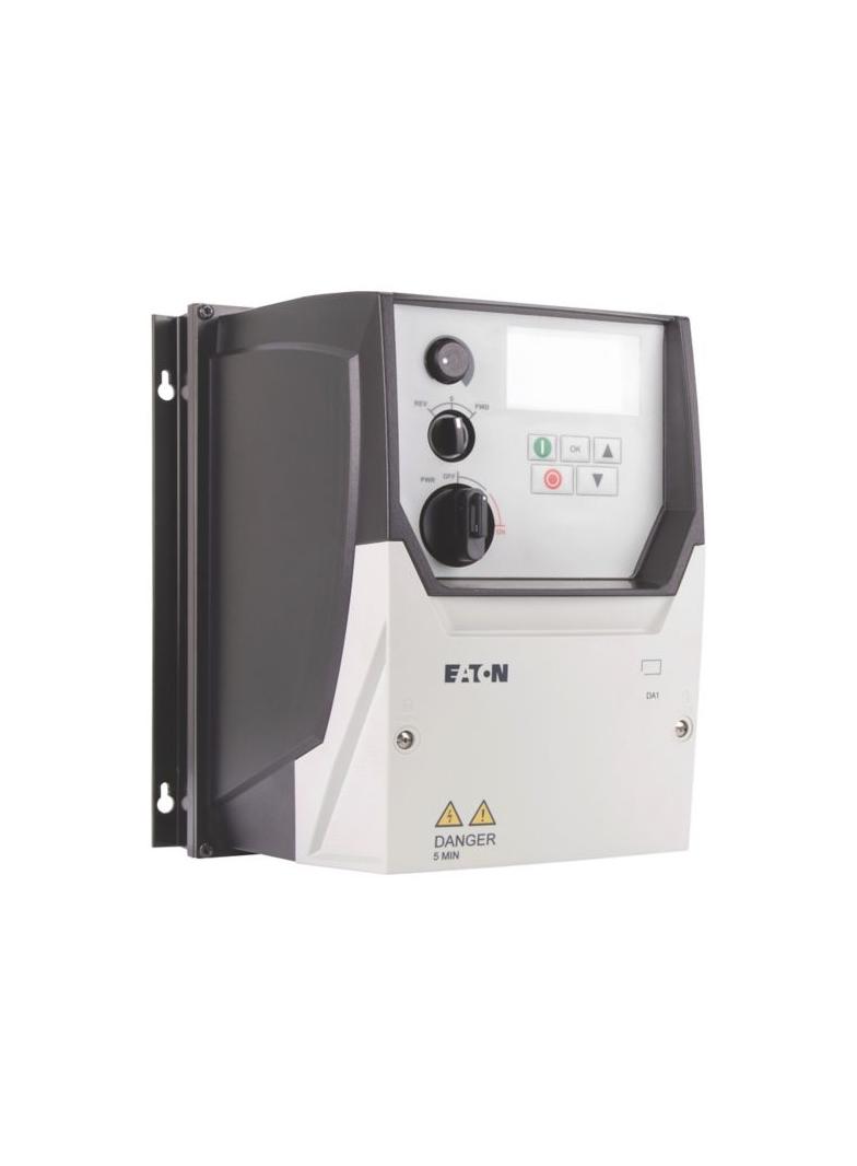 DA1-345D8FB-B6SC Przemiennik, 2,2 kW, 3-faz. 400 V, filtr RFI, IP66, lokalne ster., OLED, lak.