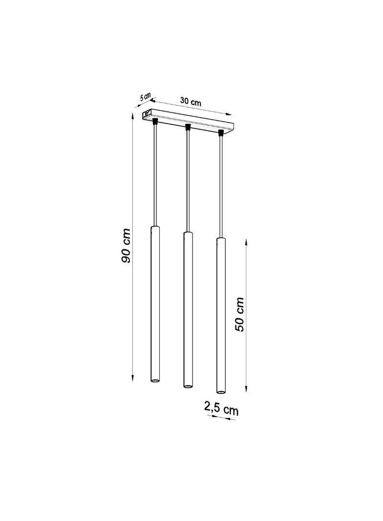 Sollux Lampa wisząca PASTELO 3 biała SL.0466