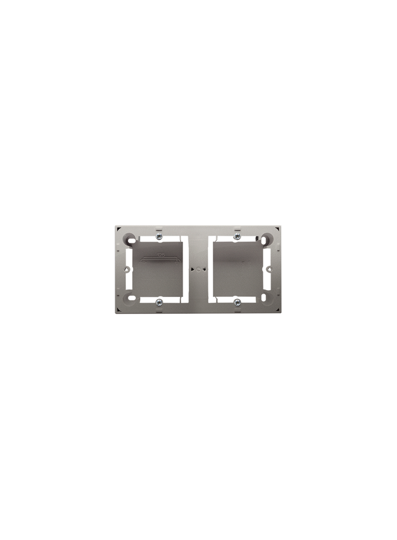 puszki instal. Puszka natynkowa płytka (31mm) podwójna satynowy MPN2/29 KONTAKT