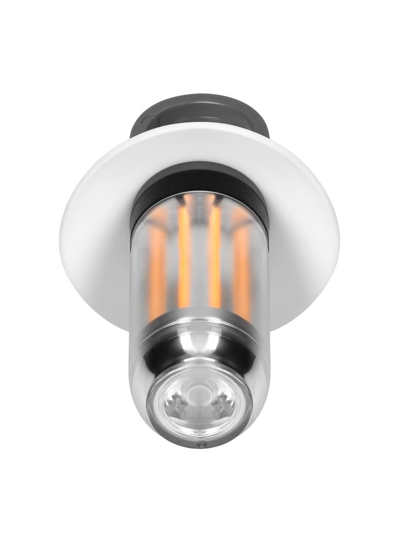 Latarka kempingowa LED, 200lm+120lm, 500mAh, 2000K/6000K, karabińczyk, osłonka