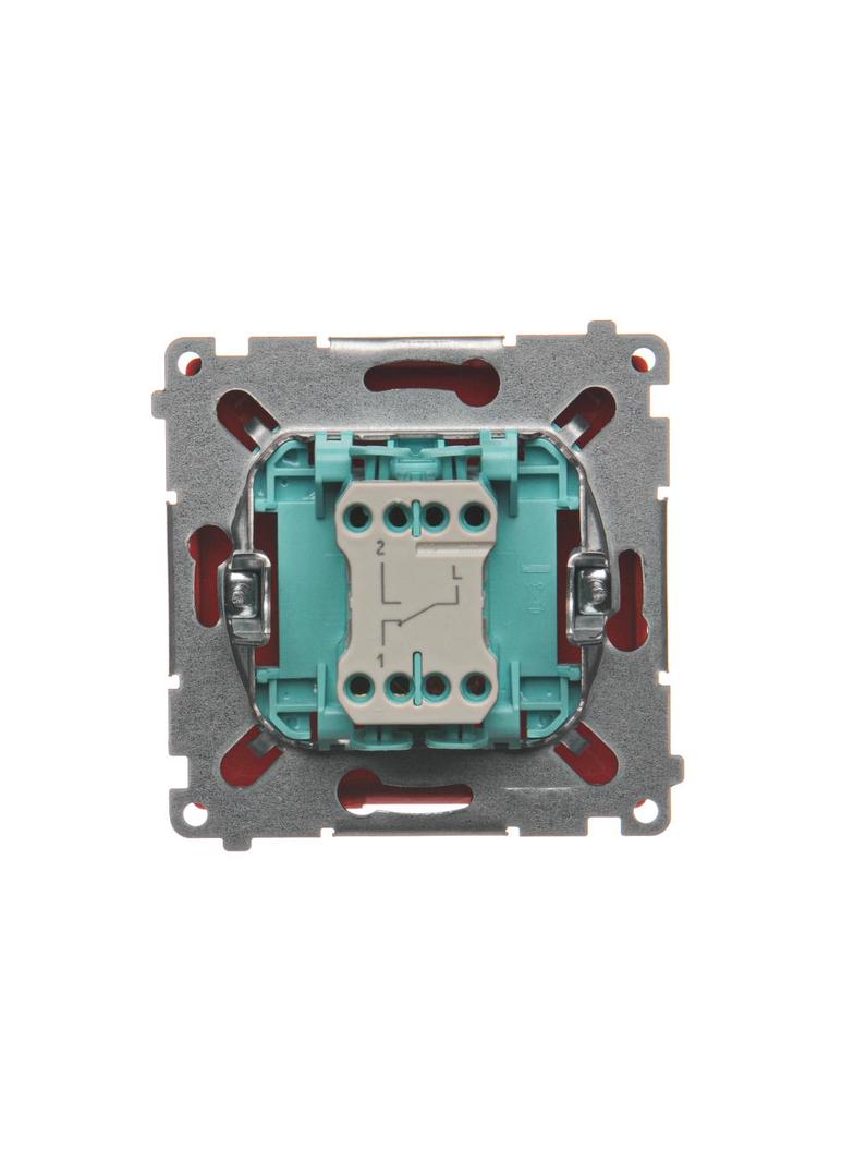 Simon Basic Łącznik schodowy 10A 250V szybkozłączka czerwony BMW6.01/22 KONTAKT