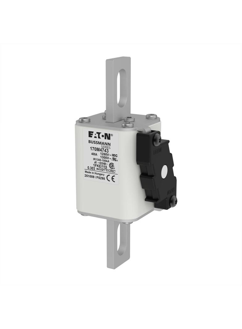 FUSE 400A 1250V 1FKE/115 AR CU Wkładka szybka 400A AC 1250V rozmiar 1 53x69x160 mm aR IEC, 170M4743