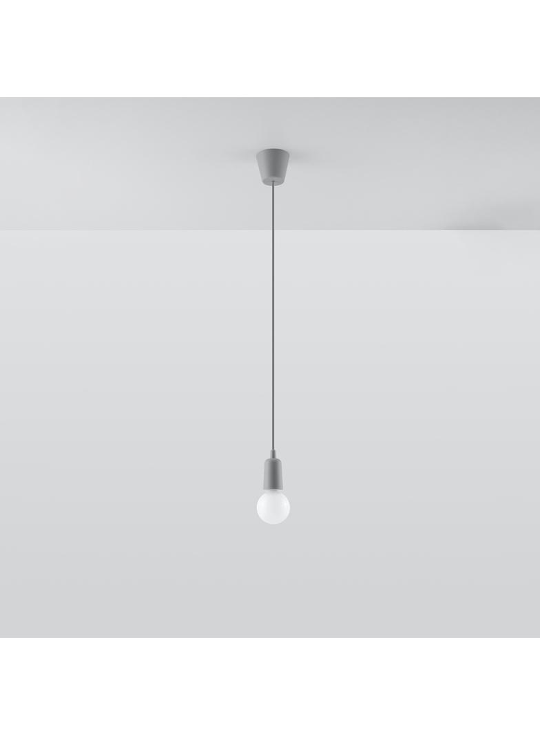 Sollux Lampa wisząca DIEGO 1 szara SL.0575