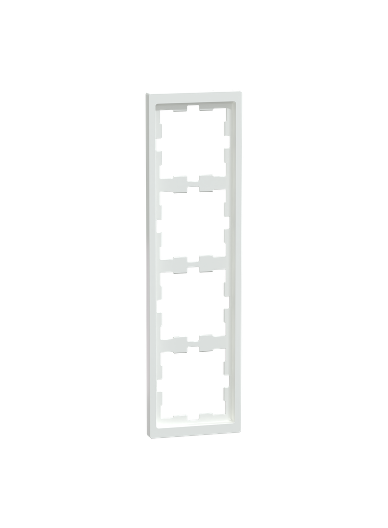 Merten D-Life, ramka czterokrotna, biały lotus
