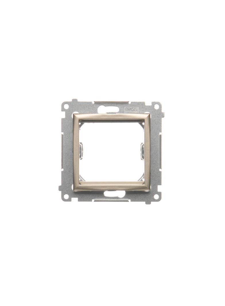 Simon 54 Adapter (przejściówka) na osprzęt standardu 45 × 45 mm złoty mat *Do gniazd teleinformatycznych Simon Connect DA45.01/44 KONTAKT