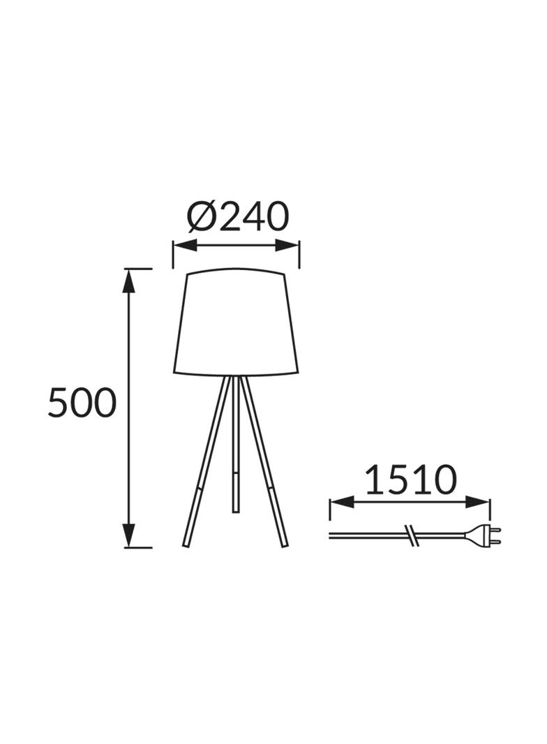 Lampka stołowa RADAR 50 E14 GREY