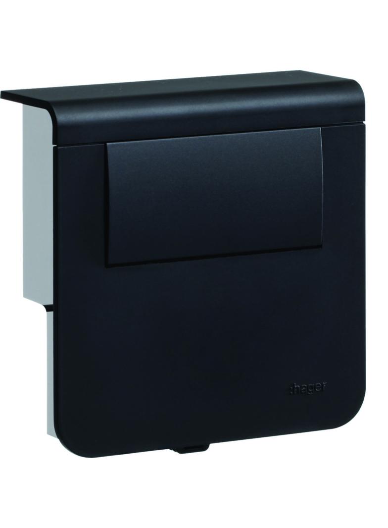 tehalit.SL Nośnik urządzeń 20x80 trafo czarny SL200809LED9011 HAGER