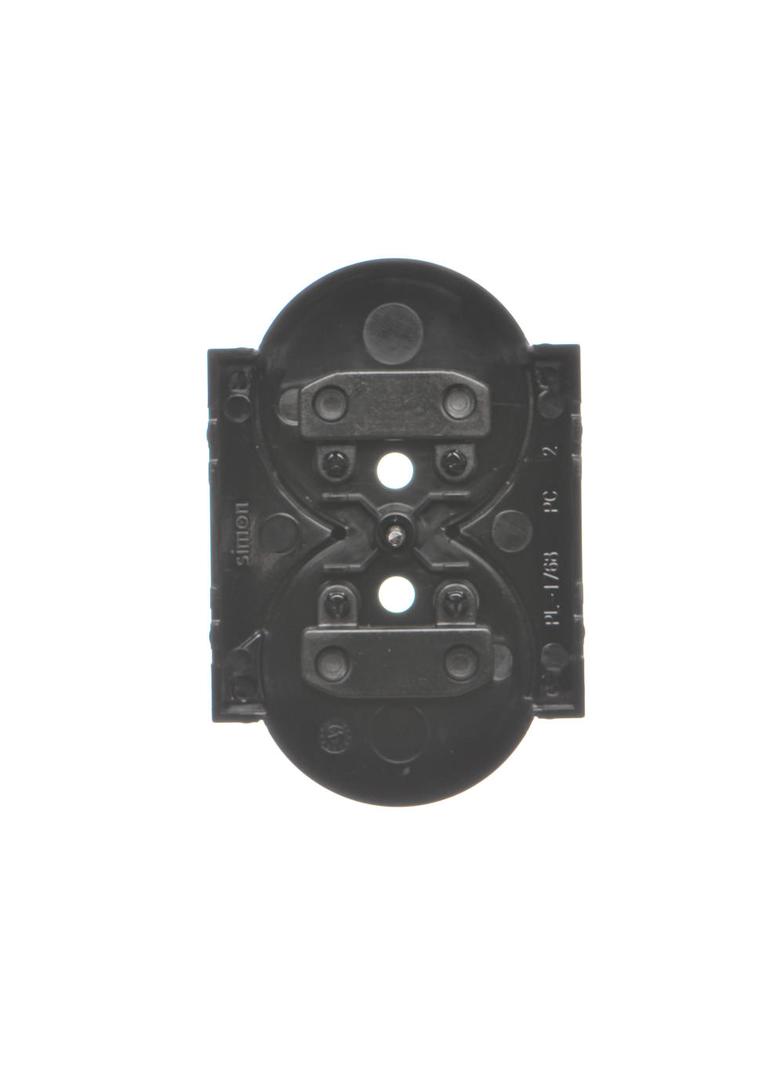 Simon 55 Pokrywa gniazda wtyczkowego podwójnego do: SGZ2CM Czarny mat TGZ2MZP/149 KONTAKT