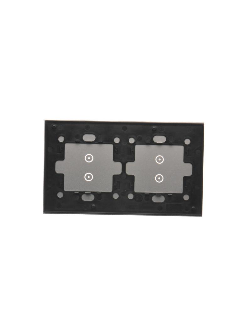 Simon 54 Touch Panel dotykowy S54 Touch 2 moduły 2 pola dotykowe pionowe + 2 pola dotykowe pionowe srebrna mgła DSTR233/71 KONTAKT