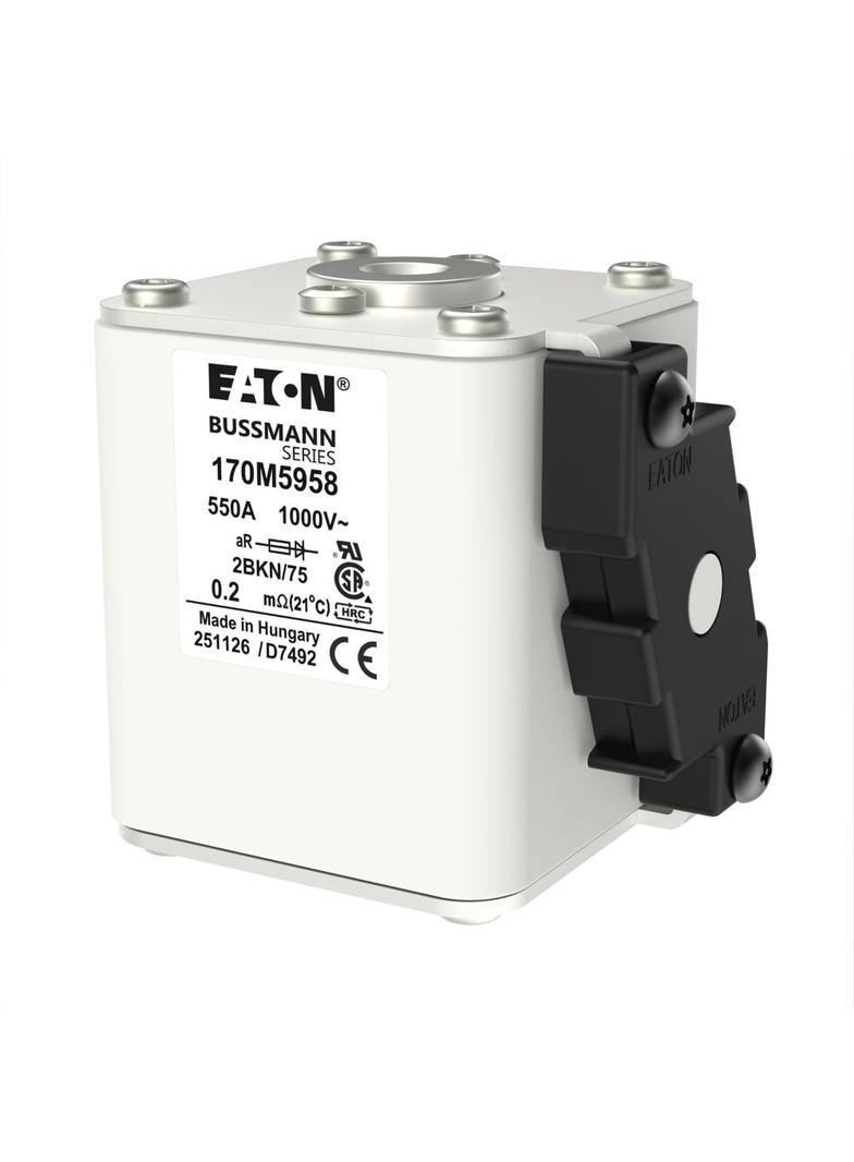 FUSE 550A 1000V 2BKN/75 AR UR Wkładka szybka 550A AC 1000V rozmiar 2 59x77x75 mm aR IEC UL 170M5958