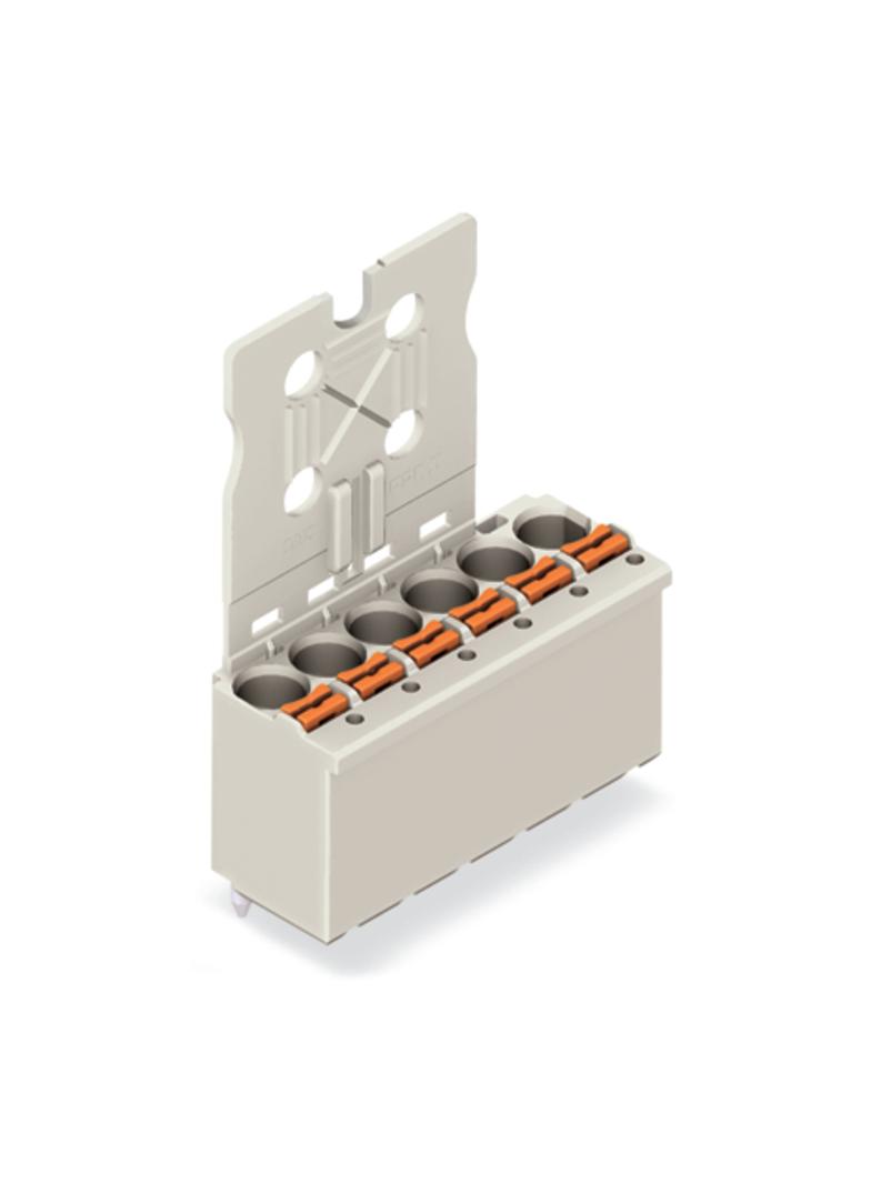 picoMAXeCOM gniazdo r. 5mm 6-bieg. z prostymi pinami lut. z płytką /50szt./ WAGO