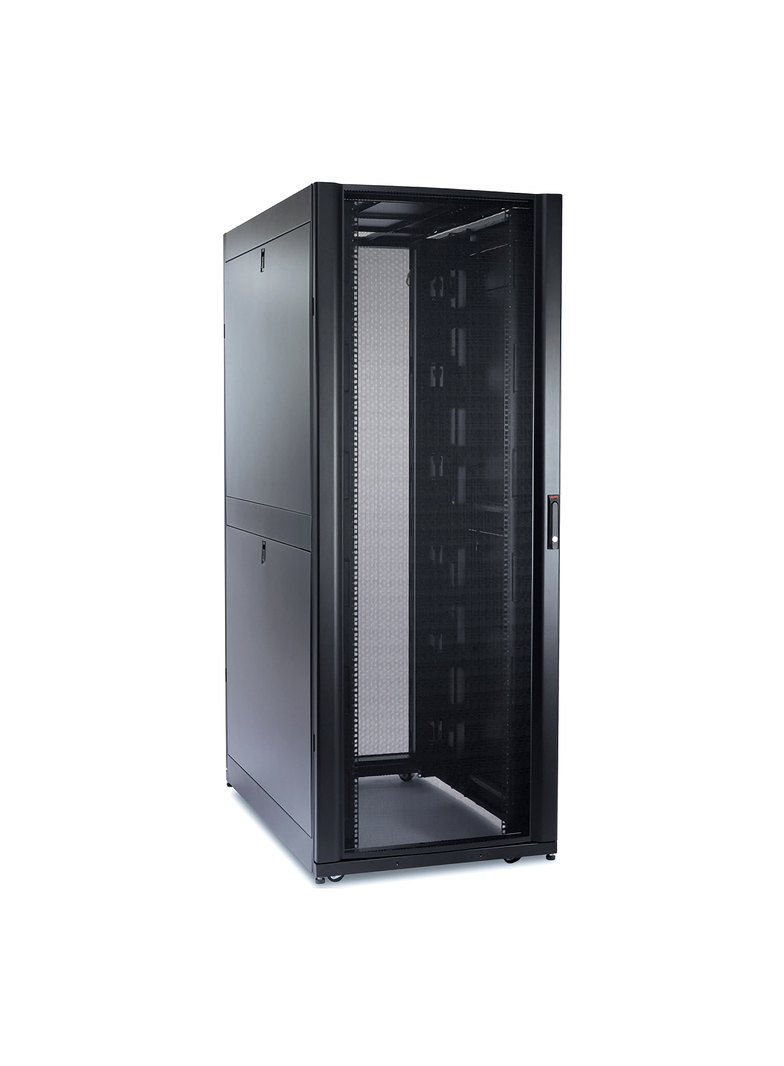 Szafa serwerowa SX 42U o szerokości 750mm i głębokości 1200mm z czarnymi bokami AR3350 Schneider