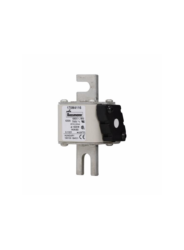 630A 690V 1KN/80 aR INDICATOR FUSE Wkładka szybka 630A AC 690V DIN 1 53x69x108 mm aR DIN 170M4116 EA