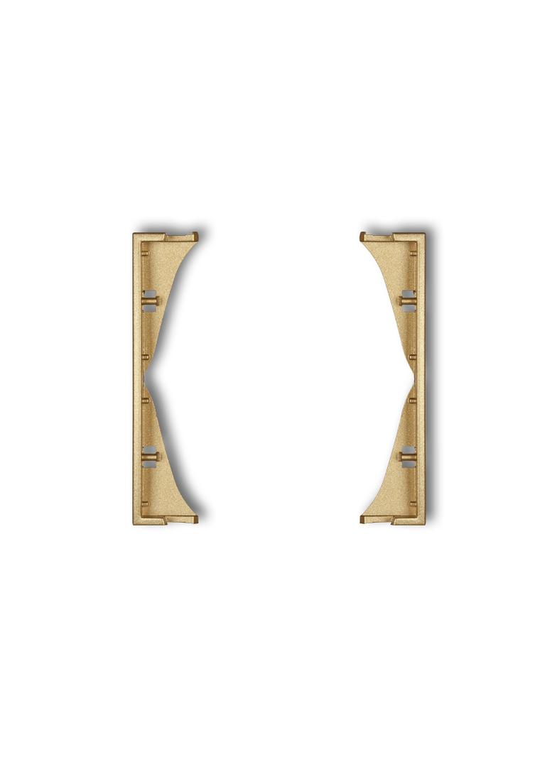 MINI Ramka pośrednia do gniazd podwójnych złota