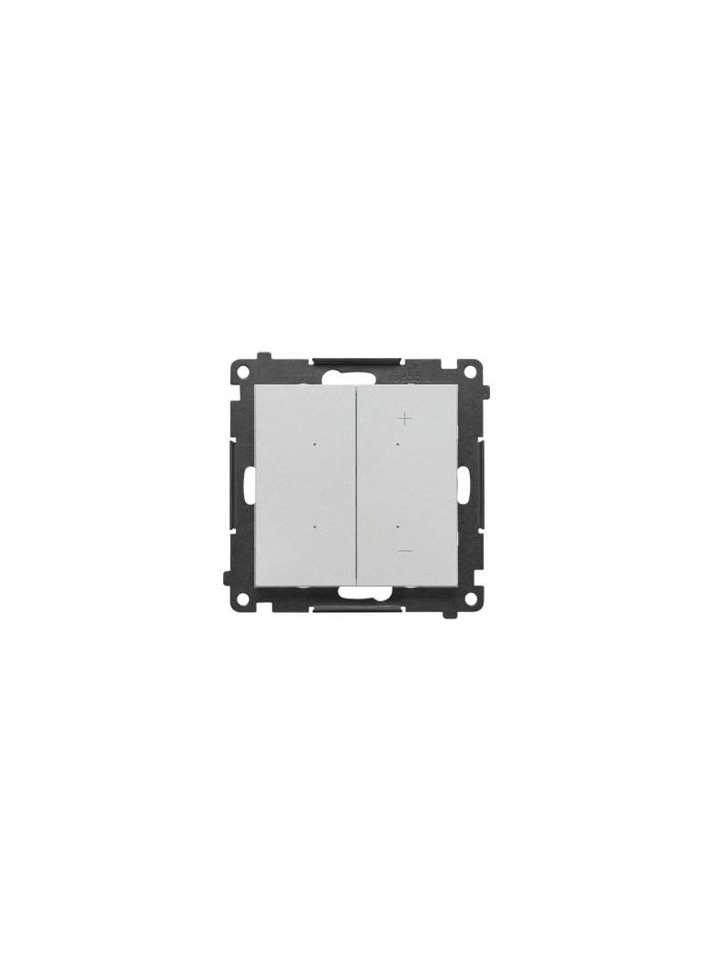 Simon 55 Ściemniacz do LED ściemnialnych klawiszowy Aluminium mat TESL1.01/143 KONTAKT