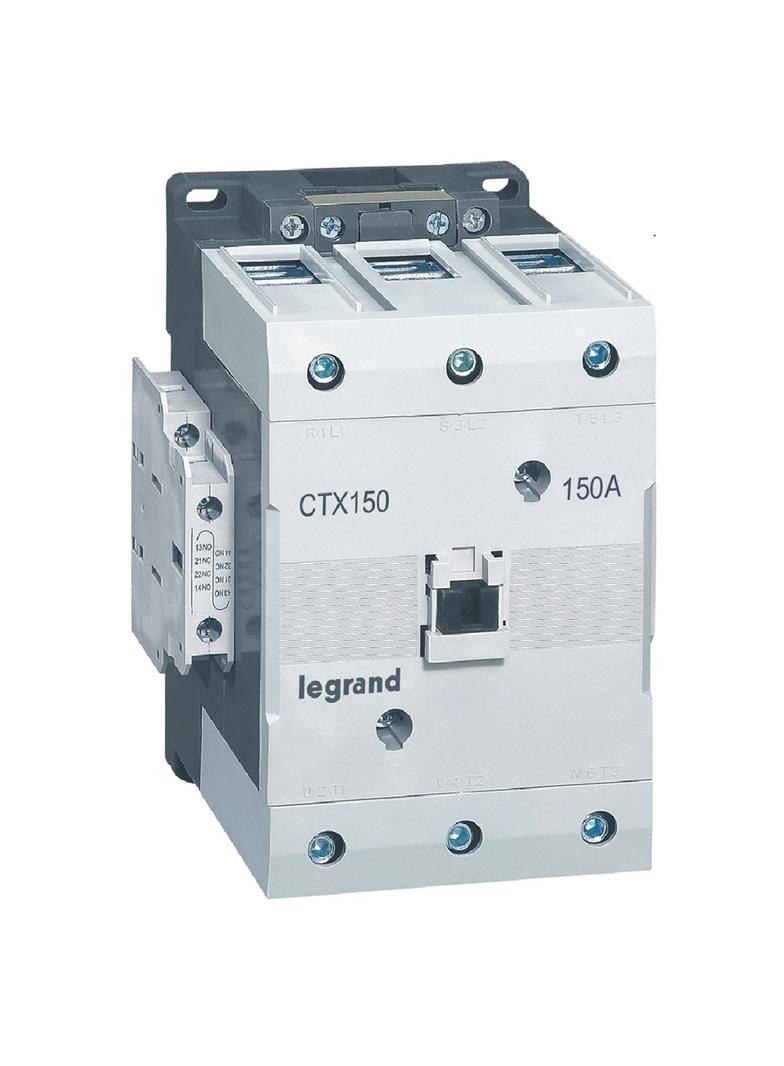 Stycznik Przemysłowy CTX3 150 3P 150A 2Z 2R 24V AC Zaciski Klatkowe 416270 LEGRAND