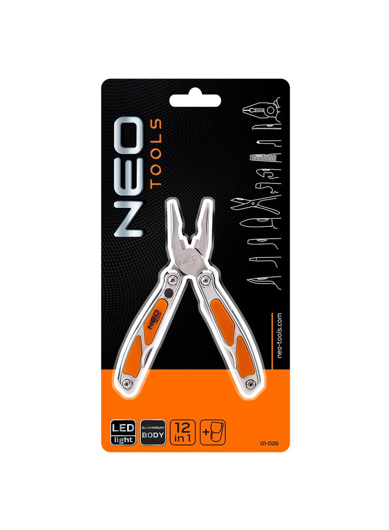 Narzędzie wielofunkcyjne, z LED, zestaw 12 szt.