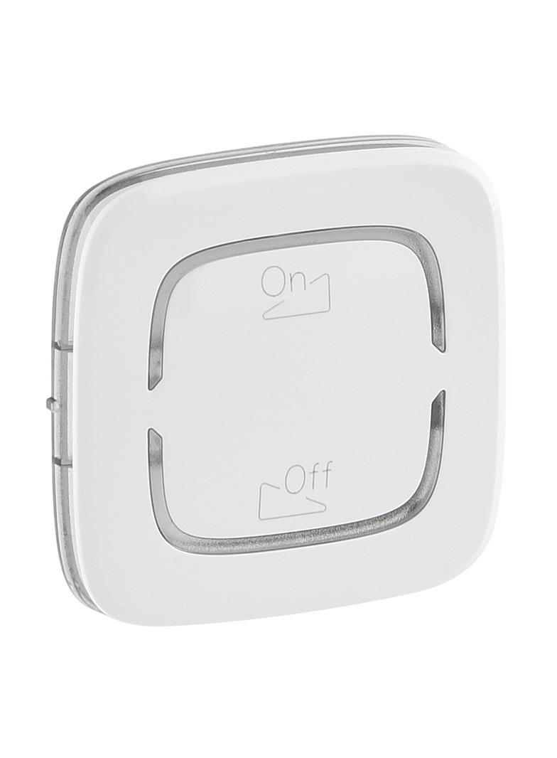 MY HOME VALENA ALLURE - KLAWISZ STEROWNIKA PODSTAWOWEGO ŚCIEMNIANIE BIAŁY, Legrand