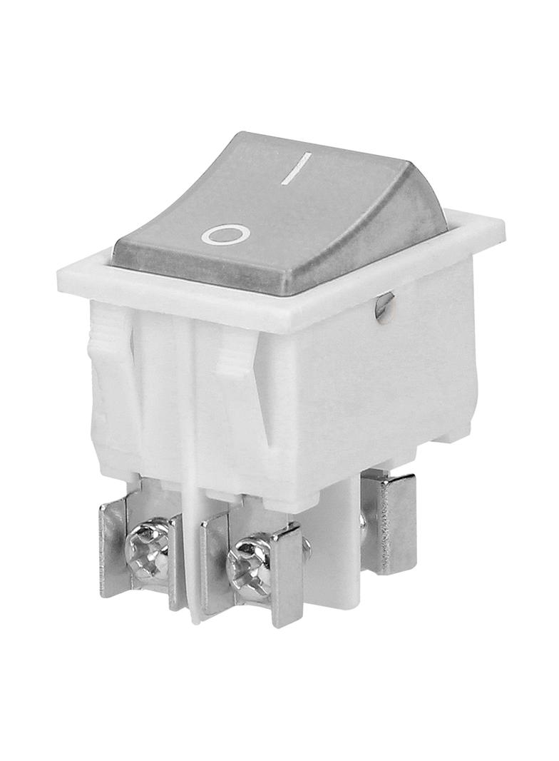 Łącznik kołyskowy podświetlany, przycisk przeźroczysty, biała obudowa, 20(10)A / 250VAC OR-AE-13179/W/W ORNO