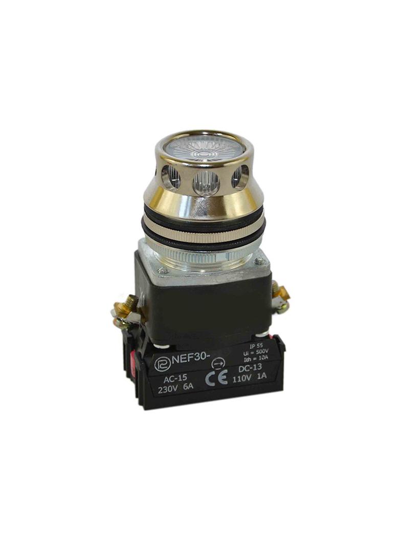 Przycisk NEF30-KLY/130V bezbarwny W0-NEF30-KL Y/110V B PROMET