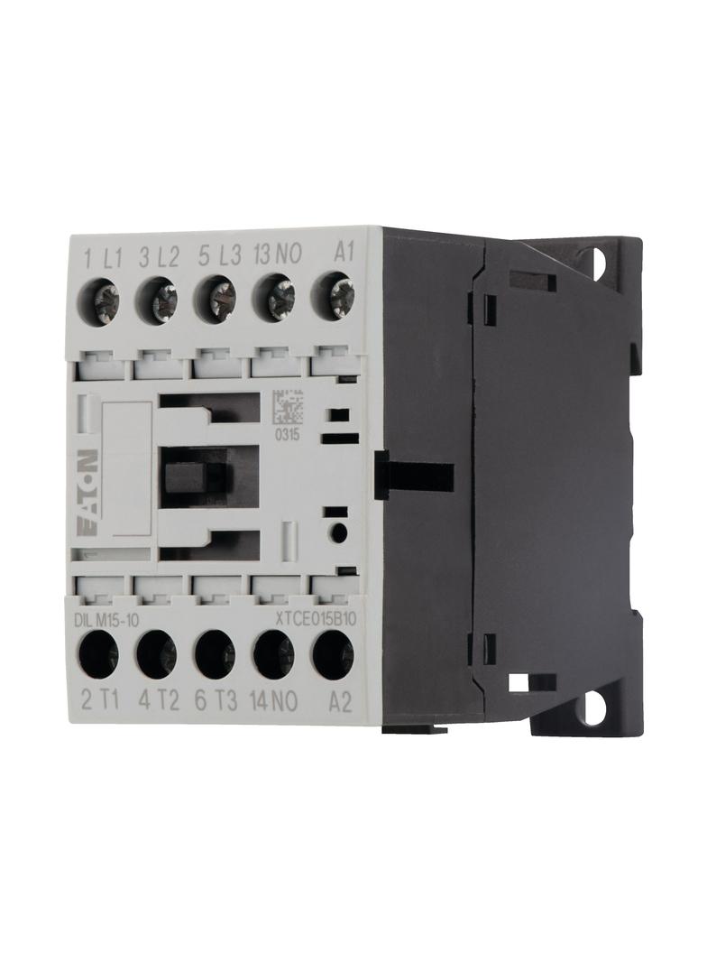 DILM15-10(230V50/60HZ) Stycznik mocy DILM 15A 7,5 kW dodatkowy styk 1Z cewka 230VAC 50/60Hz 290066 E