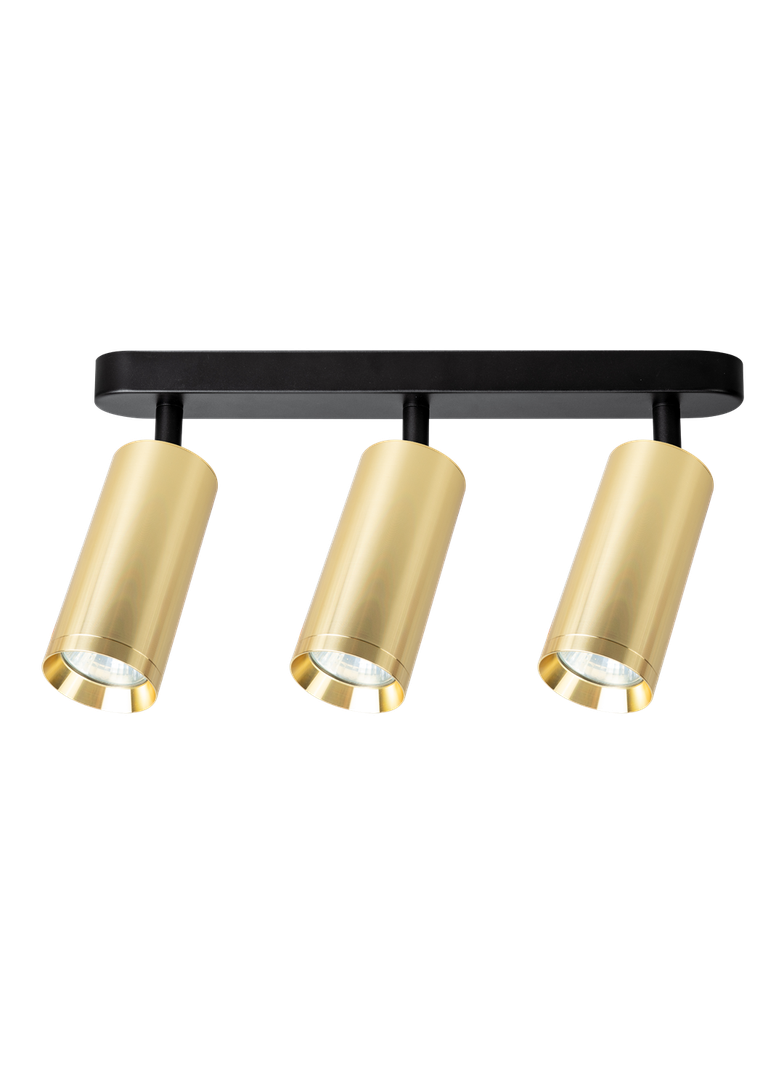 Oprawa Mica Spot Złoty 3xGU10