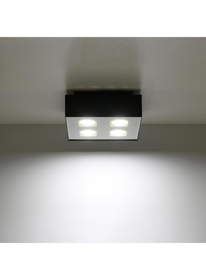 Sollux Plafon MONO 4 czarny SL.0073