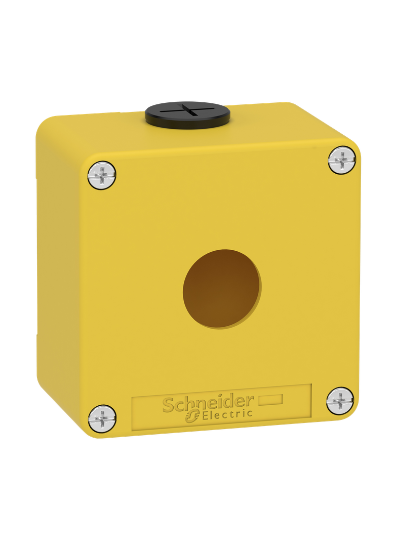 Kaseta sterownika, żółta, 1 otwór XAPK1201