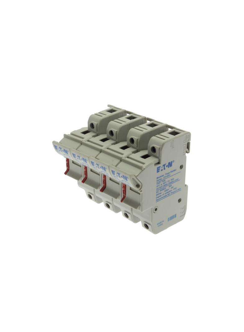 4 pole 14x51 MFH Podstawa wkładki cylindrycznej 14x51 4P 50A 690VAC CH144DU EATON