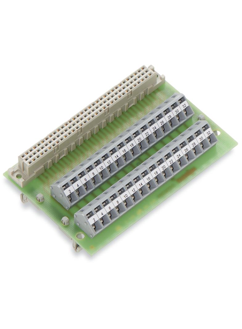 moduł przejściowy do wtyku typu C 64-torowy WAGO