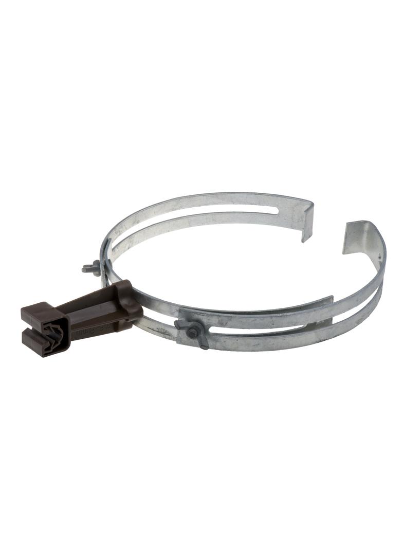 Uchwyt gąsiorowy, rozsuwany max, wej. na drut fi 6 i 8 oc.ogniowy