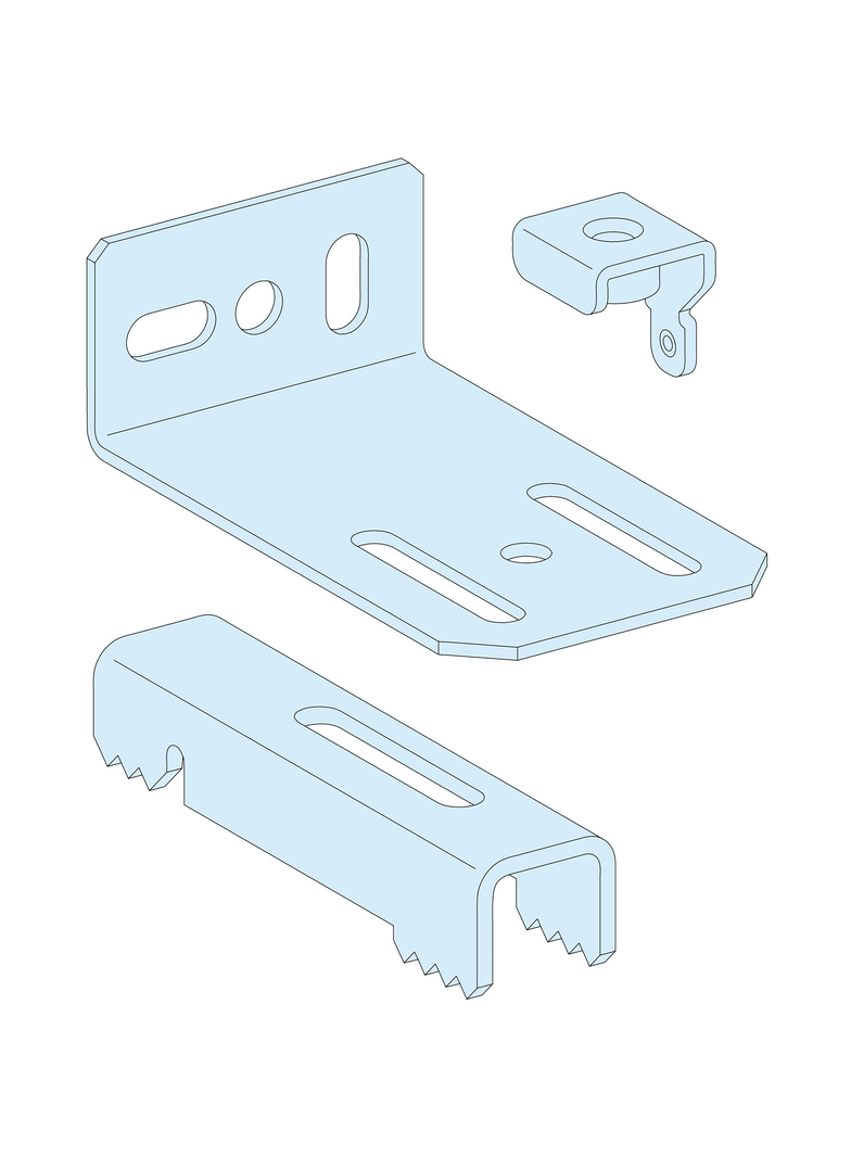 Rozdzielnice PrismaSet, zestaw do montażu naściennego