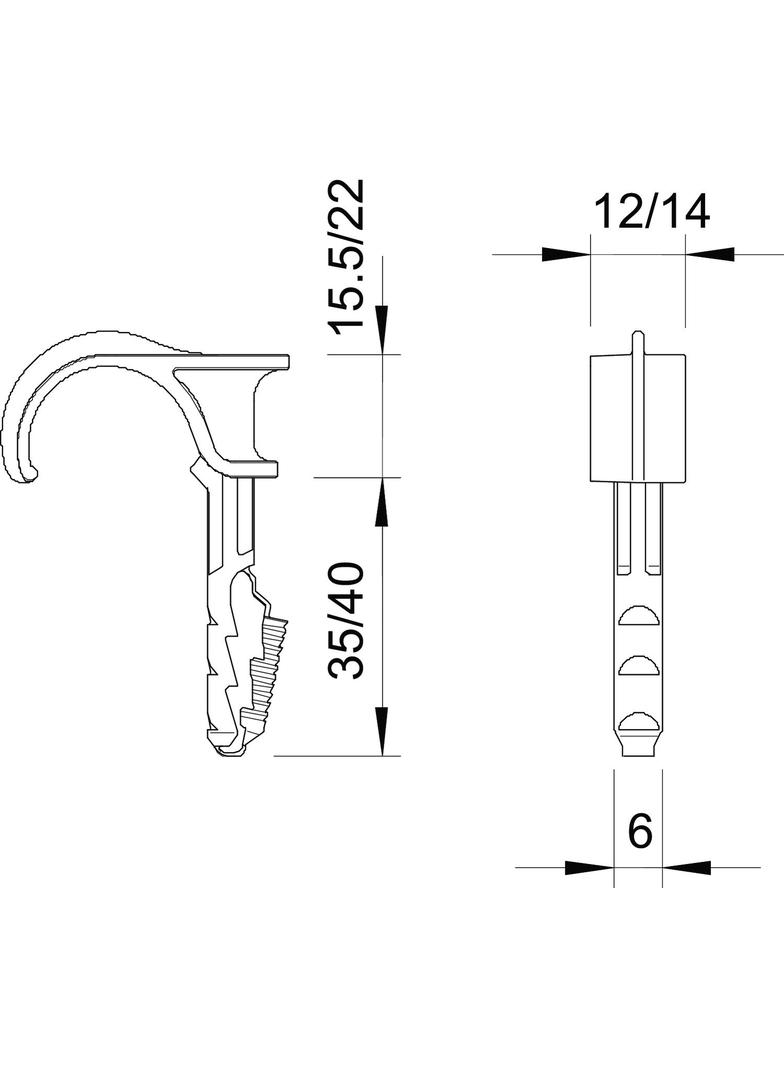 1974, UCHWYT WTYKANY POJED.2230 JSZ
