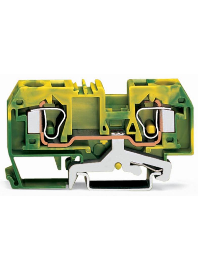 złączka PE 2-przewodowa Ex 10 mm2 żółto-zielona