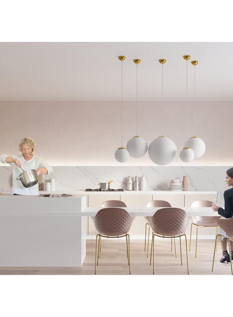 Sollux Lampa wisząca UGO 20 złota SL.0715