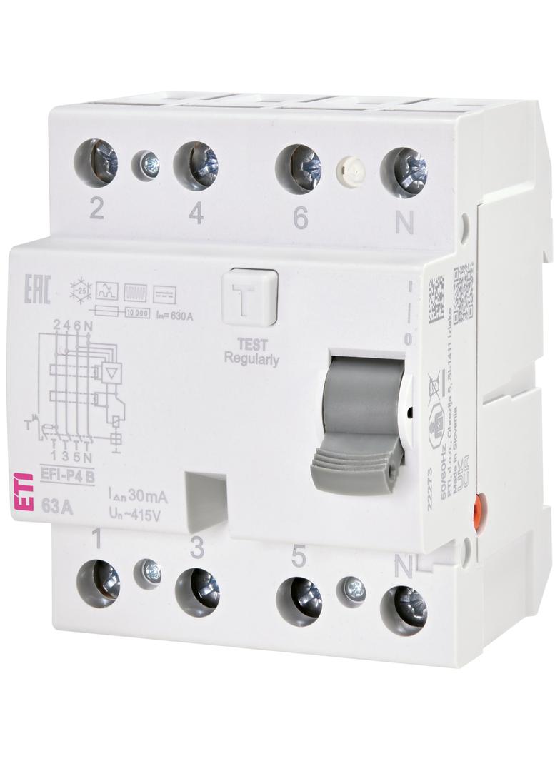 EFI-P4 B 40/0.03 Wyłącznik różnicowoprądowy Typ B 002061952 ETI