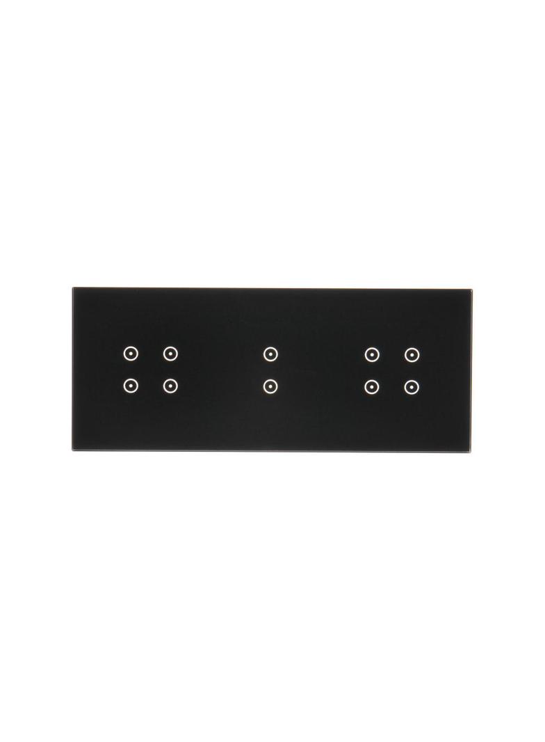 Simon 54 Touch Panel dotykowy S54 Touch 3 moduły 4 pola dotykowe + 2 pola dotykowe pionowe + 4 pola dotykowe zastygła lawa DSTR3434/73 KONTAKT