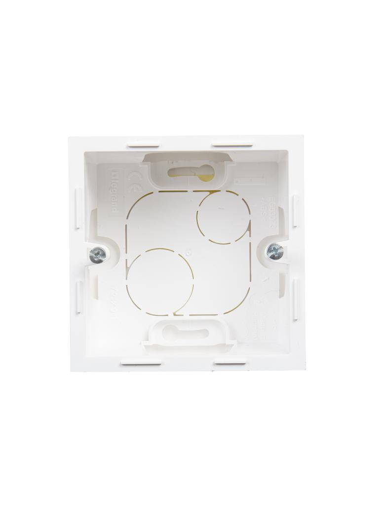 SUNO - Pojedyncza puszka natynkowa, Biały, Legrand