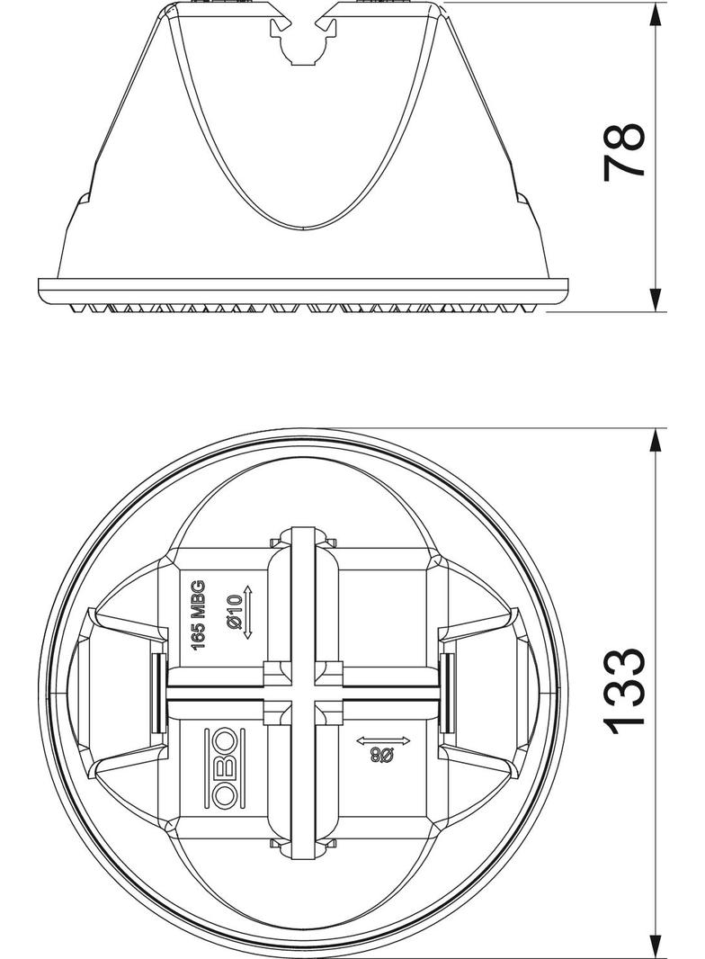 165 MBL, Uchwyt dachowy